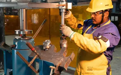 BAUER Equipment India: Drilling tool production at Bauer plant in Maharashtra